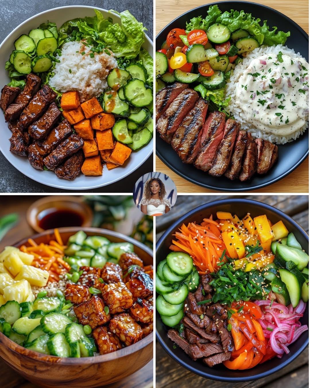 Tigela de Carne e Legumes