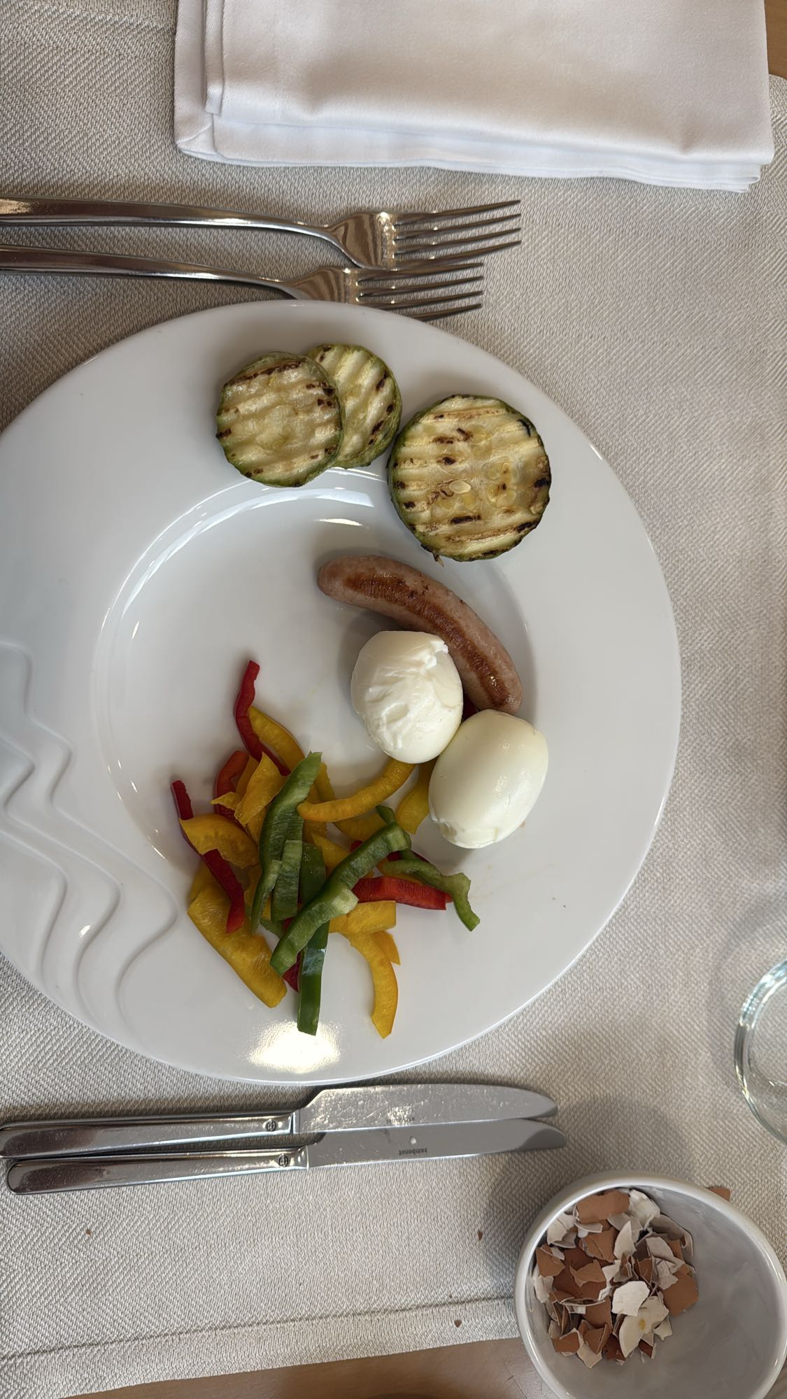 Śniadanie z warzywami