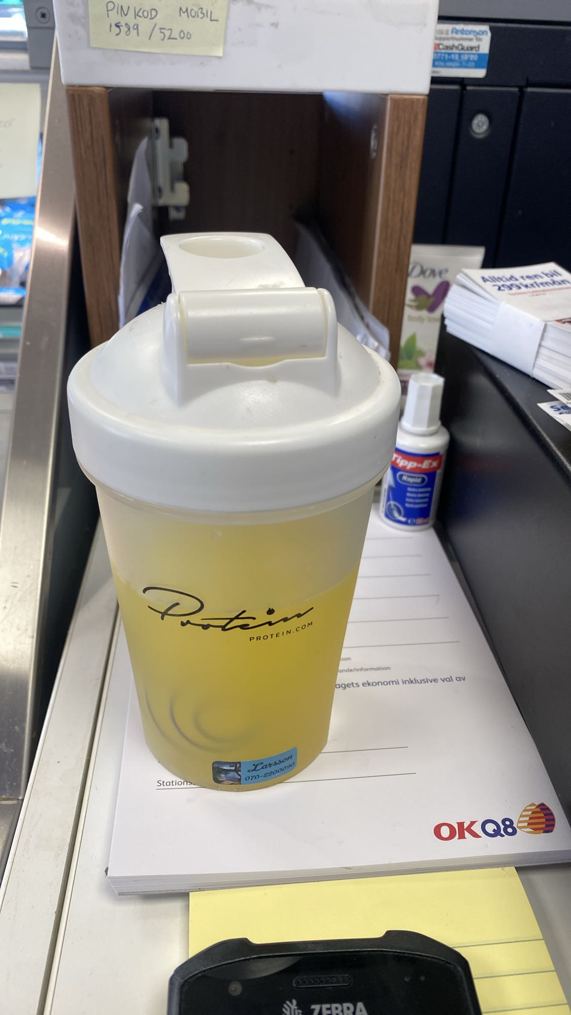 Clear whey isolate persika passionsfrukt