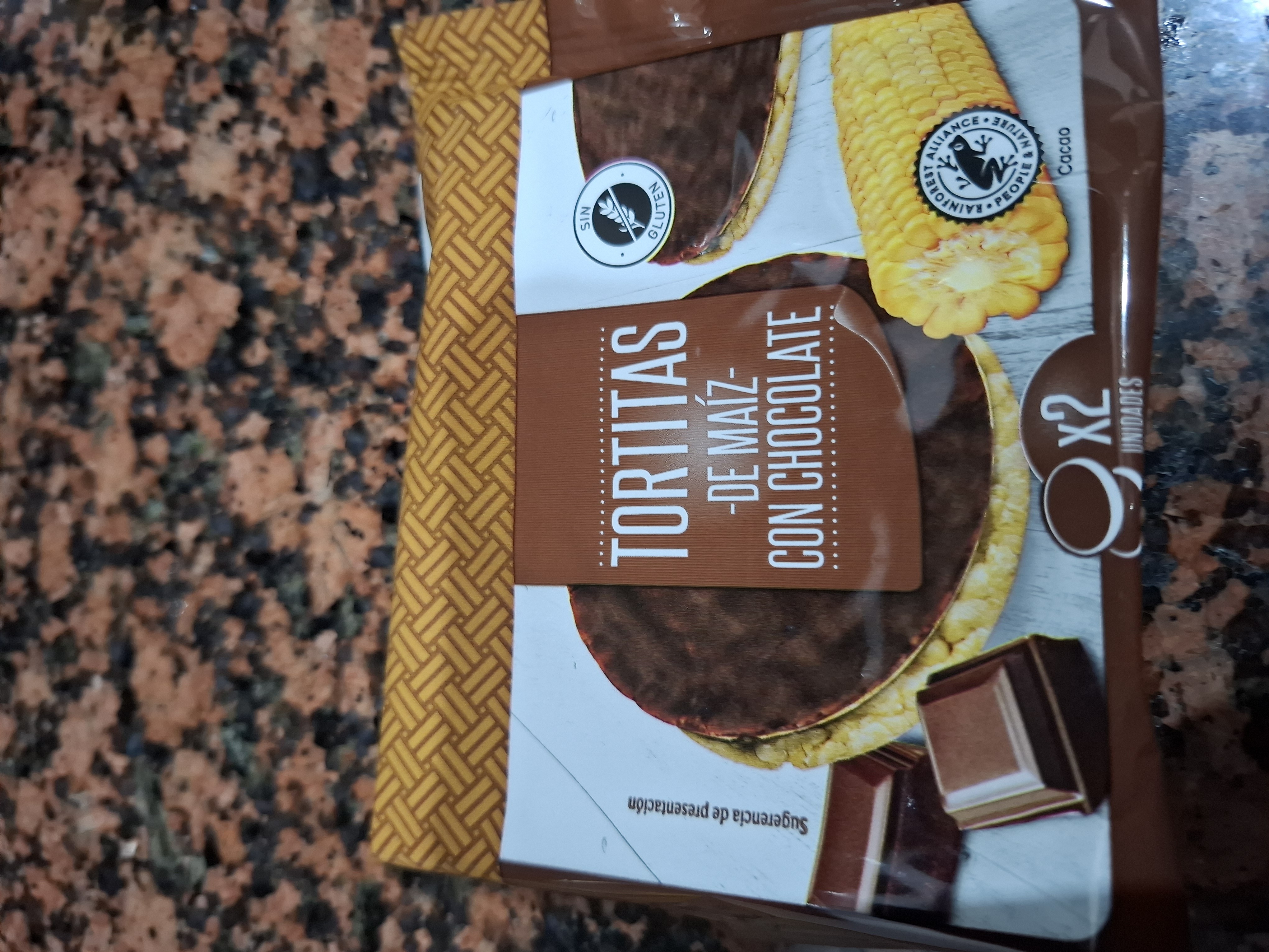 Tortitas de maíz chocolate