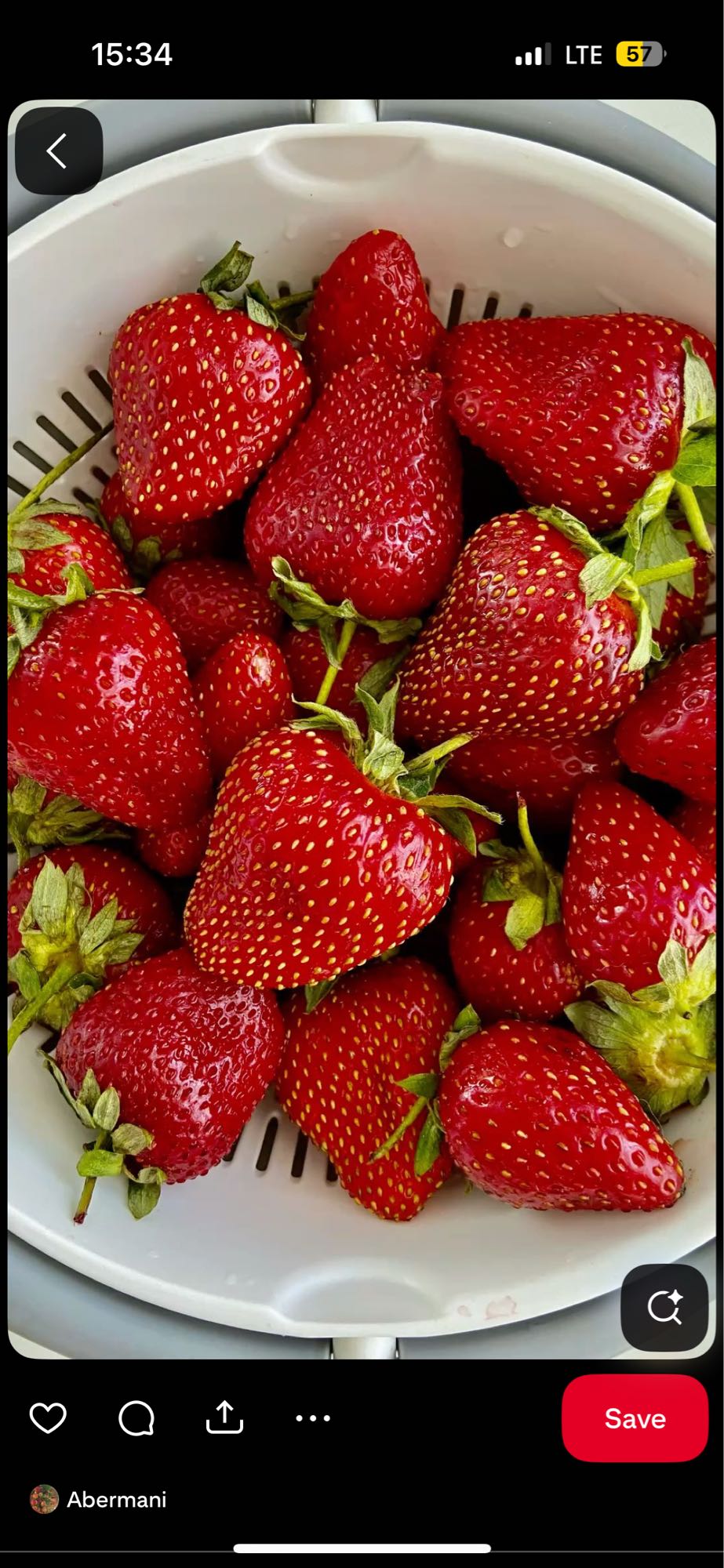 Strawberries, Mandarin, Peanuts, and Cocoa Milk