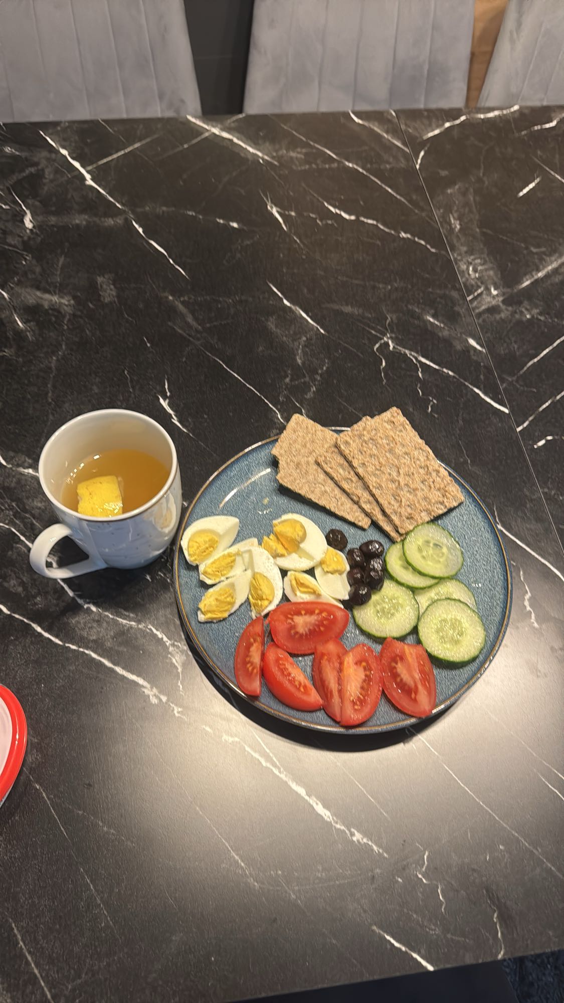 Sağlıklı Kahvaltı Tabağı