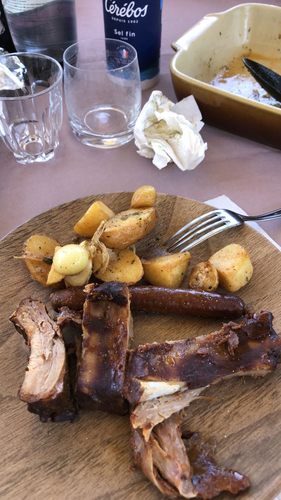 Côtes et pommes de terre