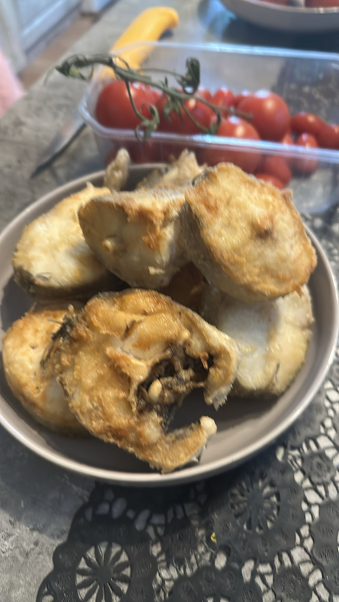 Kızarmış Balık Dilimleri