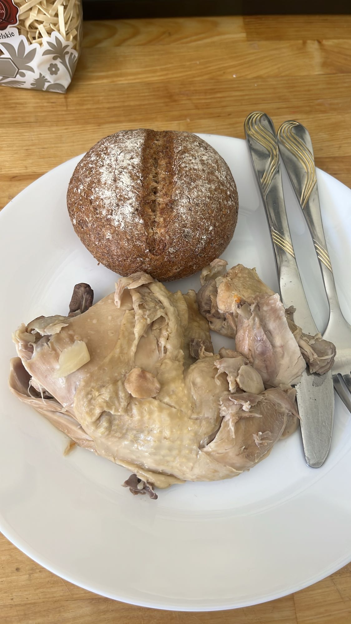 Kurczak z chlebem
