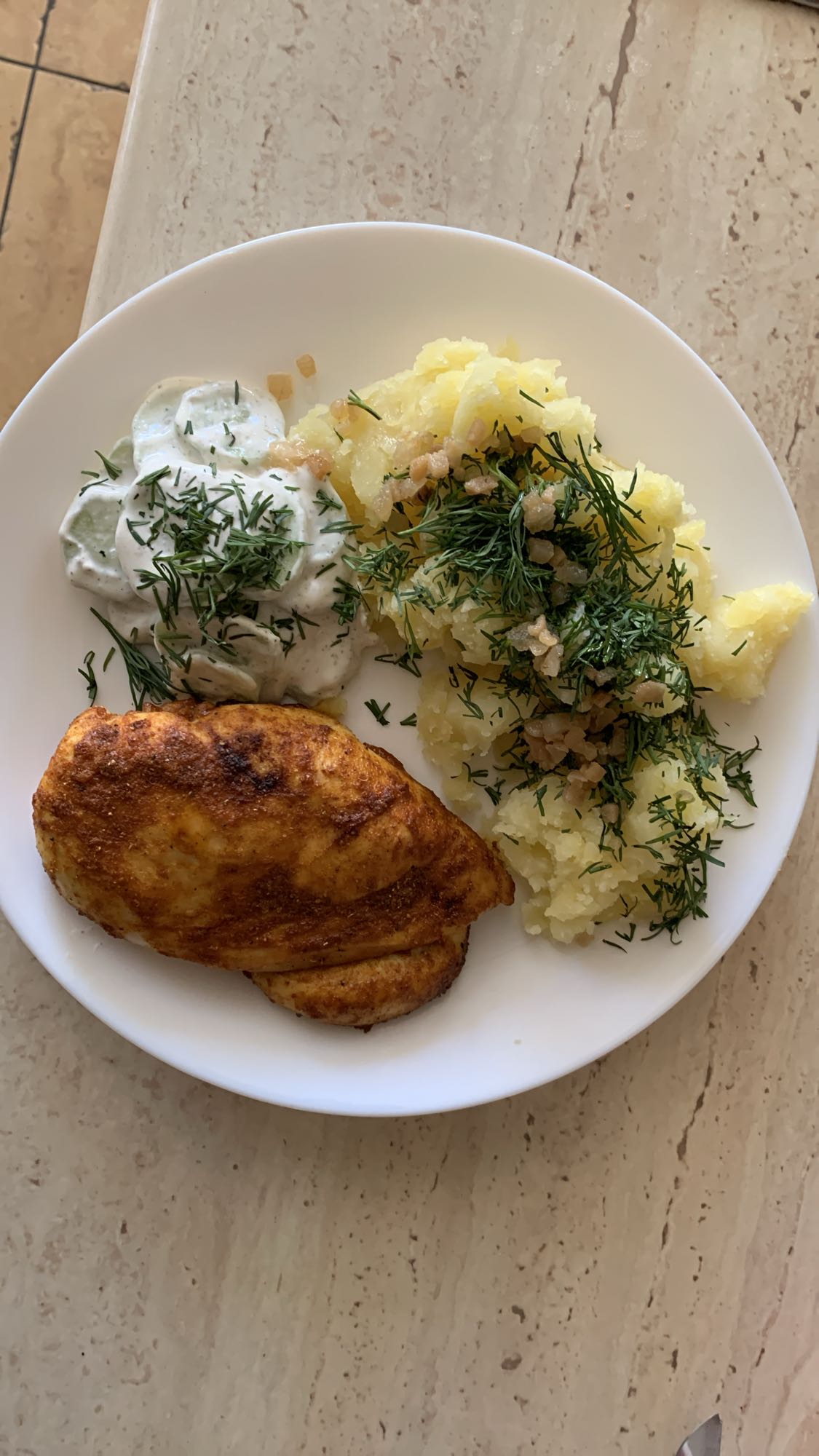 Kurczak z ziemniakami