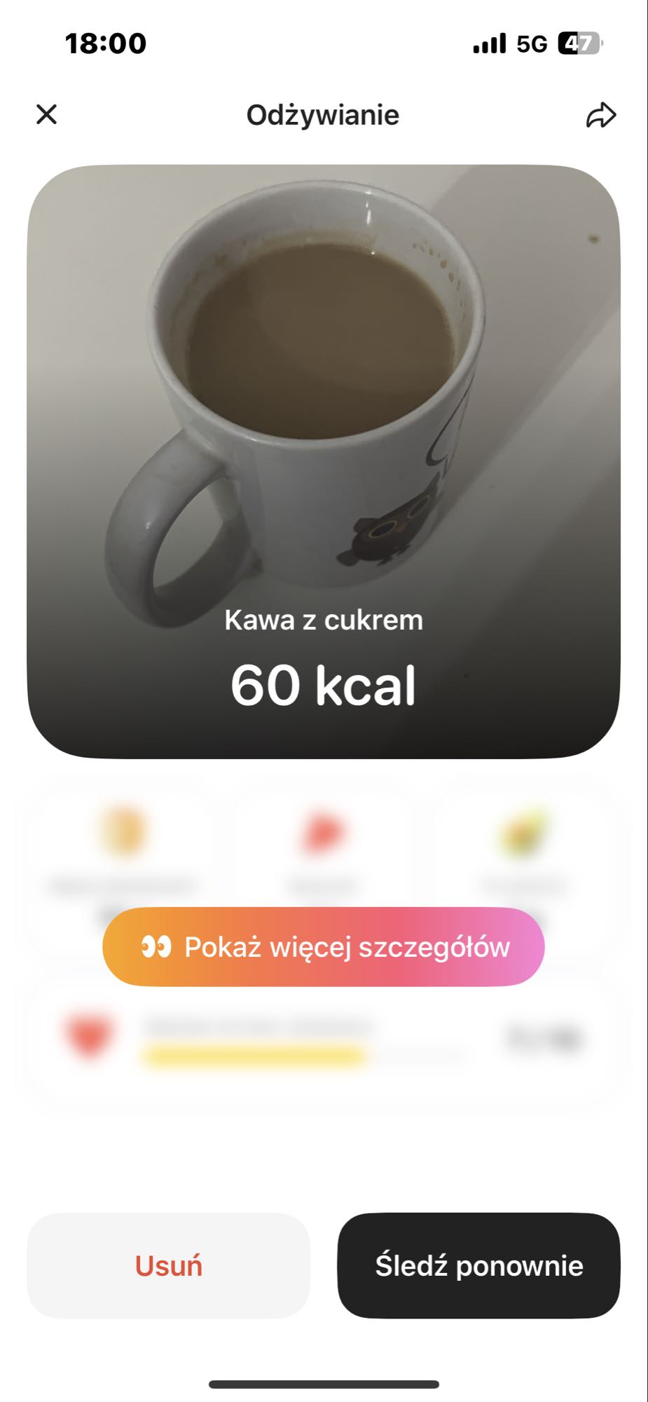 Kawa z cukrem