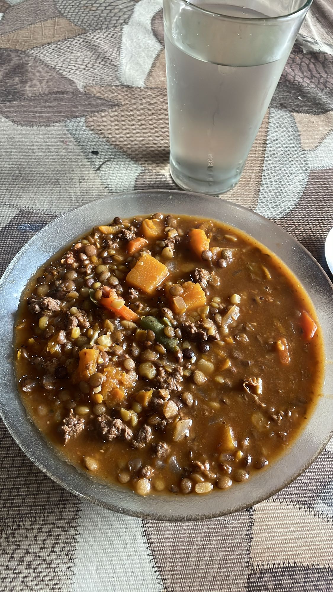 Sopa de lentejas