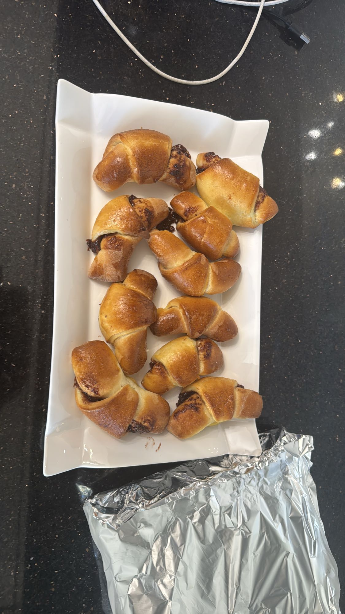 Rogaliki czekoladowe