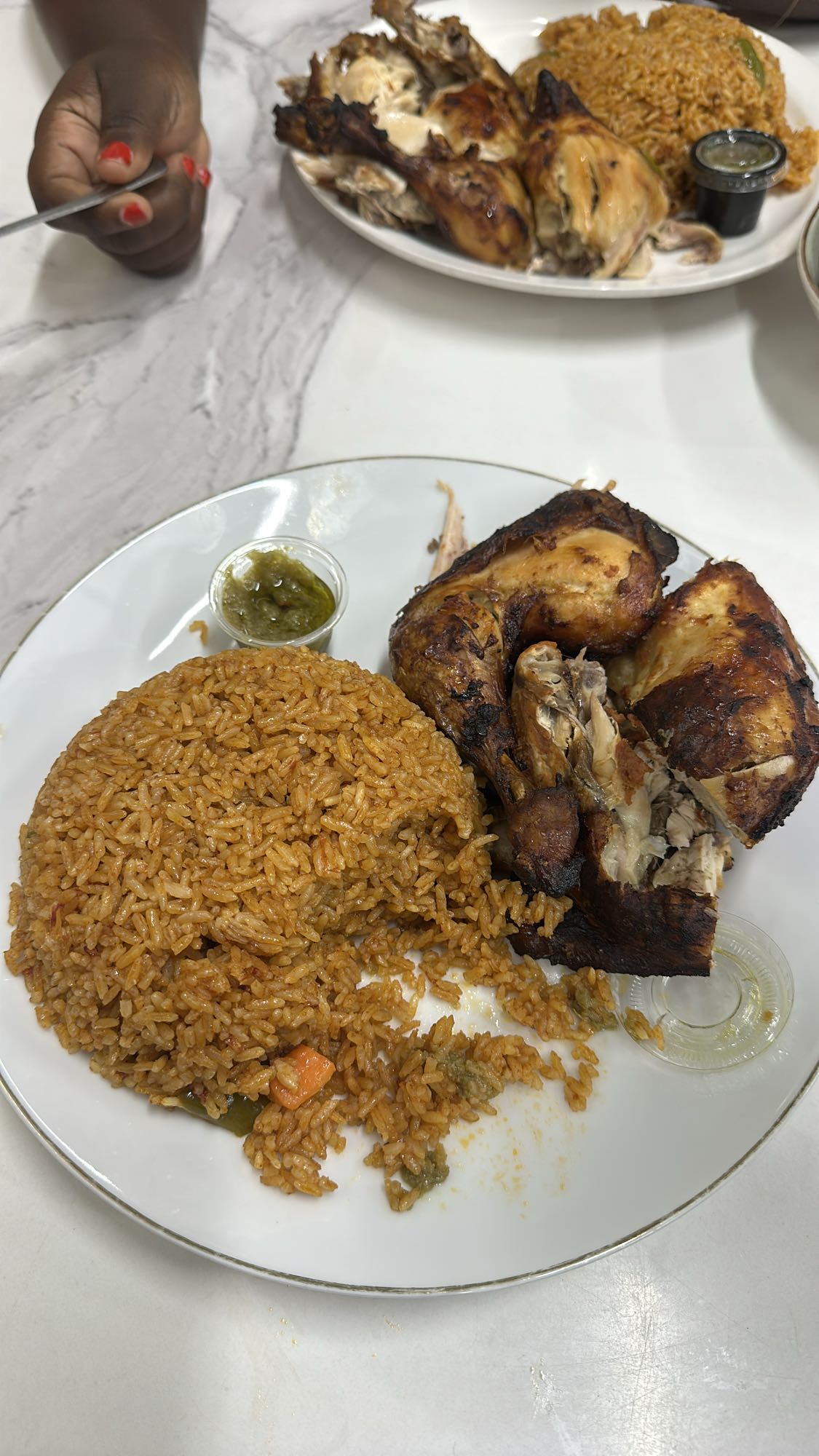 Jollof Rice and Chicken