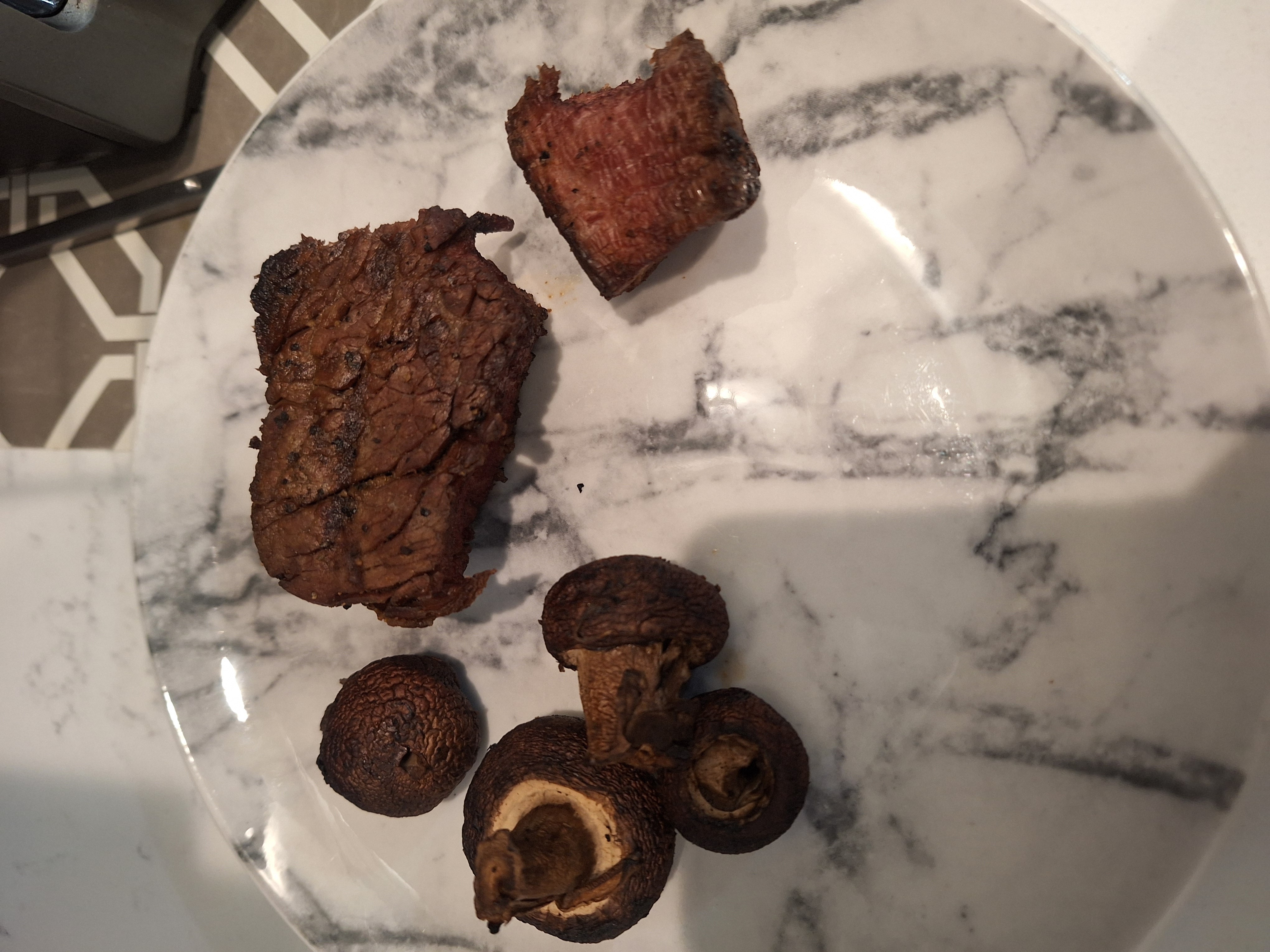 Steak and Mushrooms