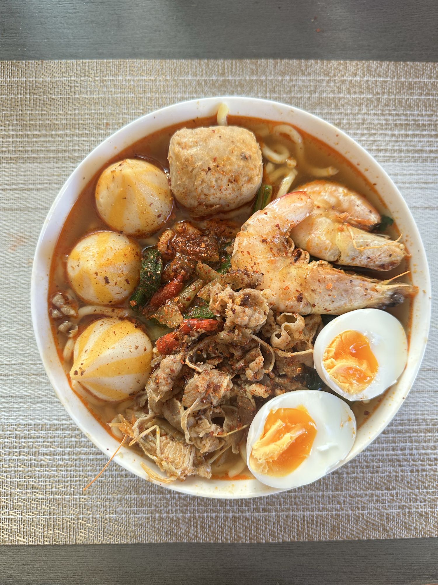 Spicy Seafood Noodle Bowl