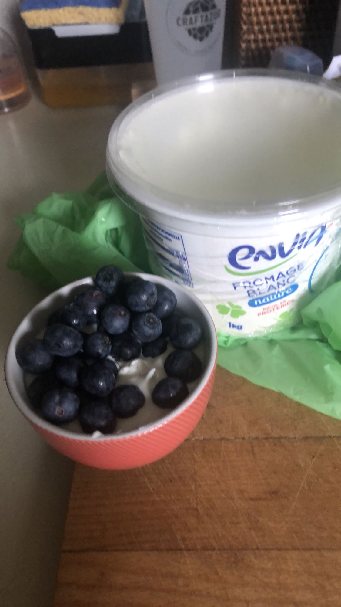 Fromage blanc myrtilles