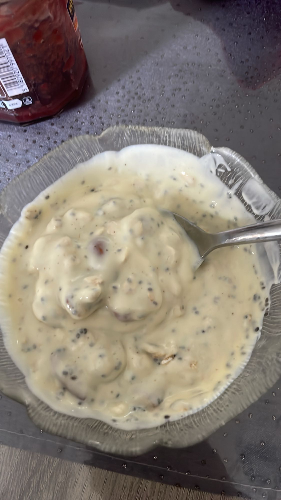 Yaourt végétal amendes et àvoine