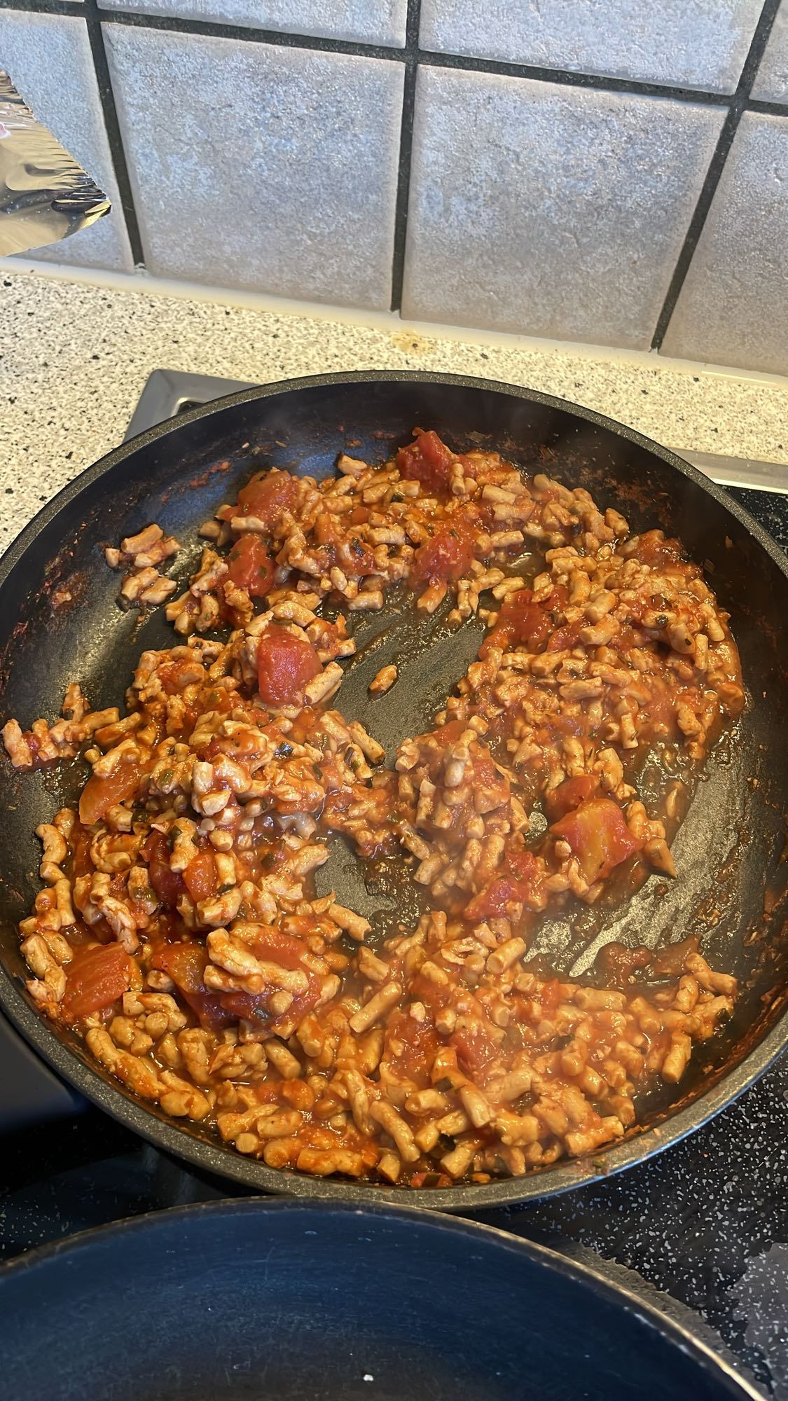 Gehakt in tomatensaus