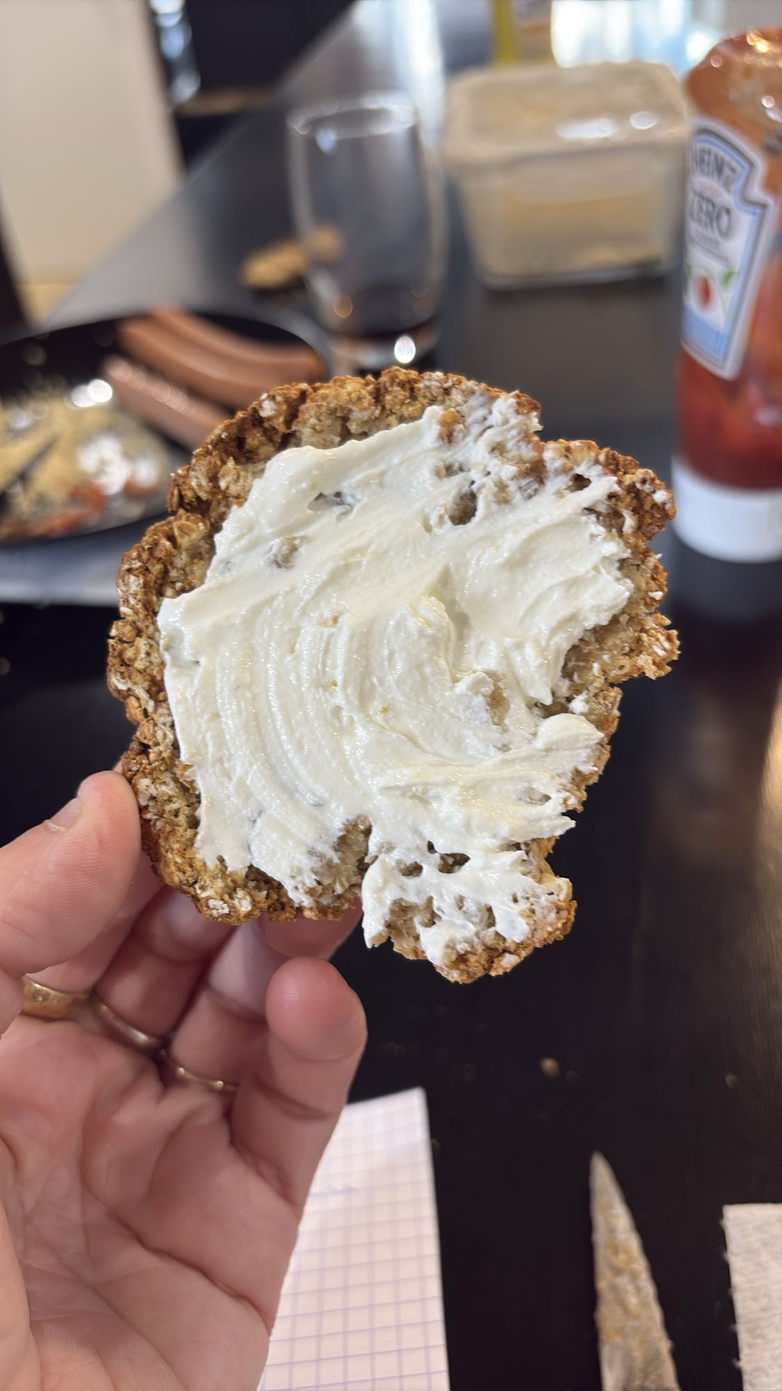 Tartine fromage frais