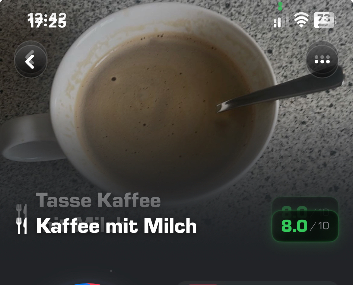 Kaffee mit Milch