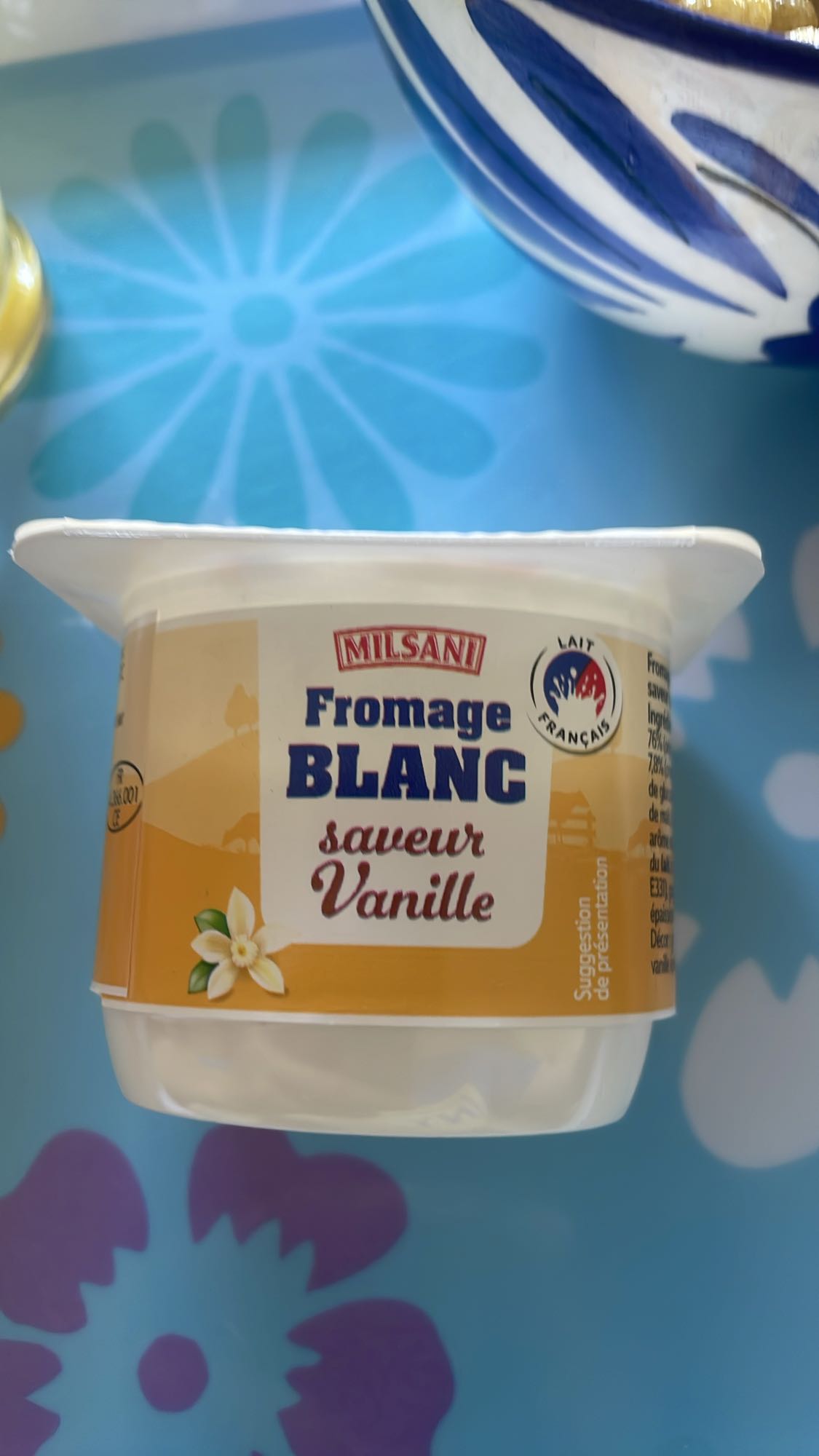 Fromage blanc vanille