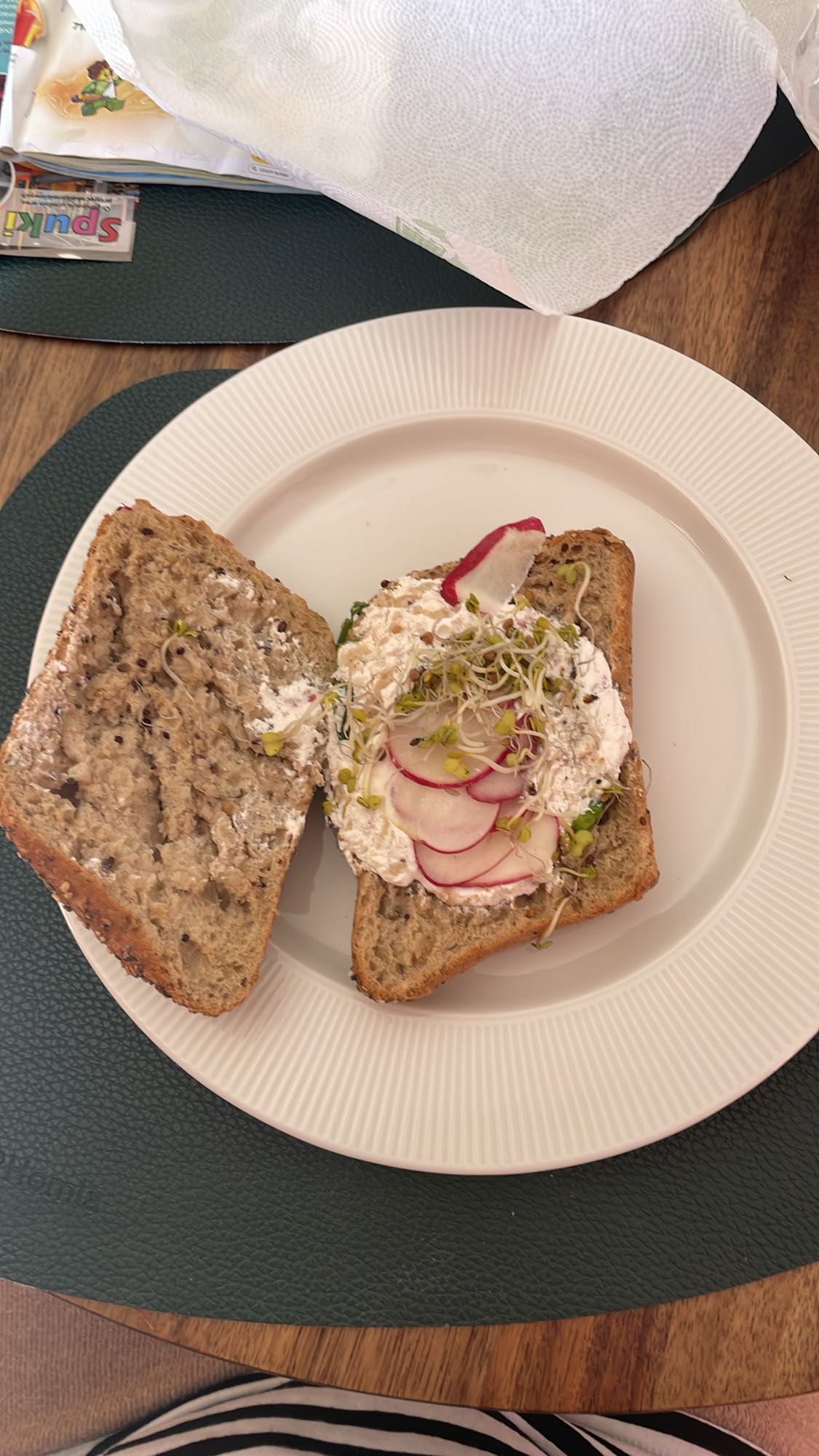 Kanapka z twarożkiem