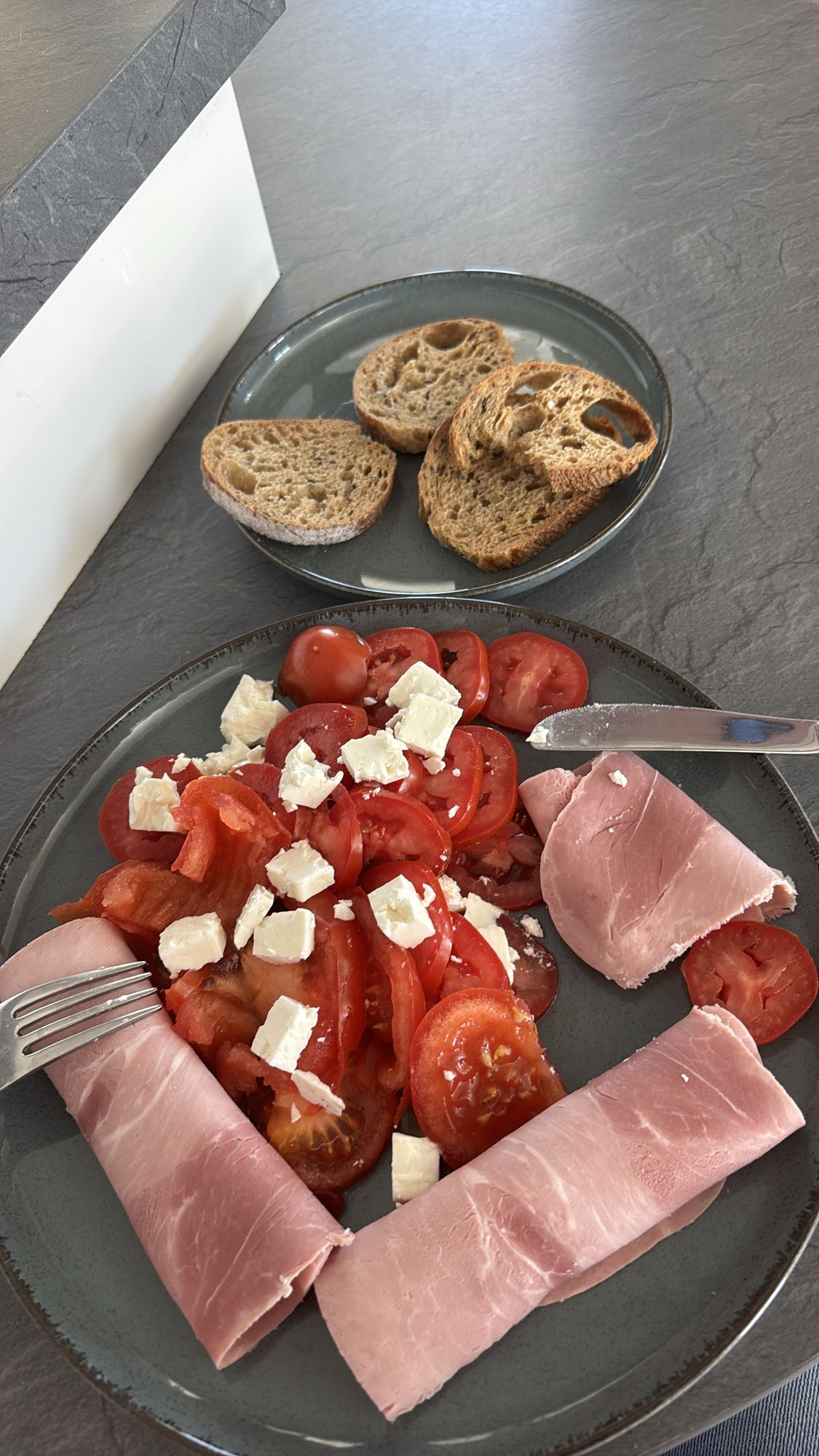 Salade jambon tomate