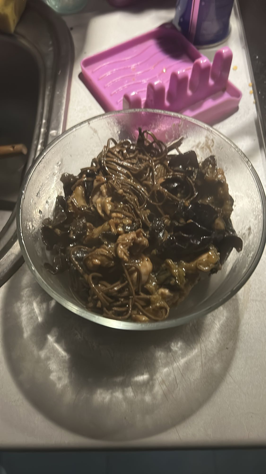 Mushroom Noodle Bowl