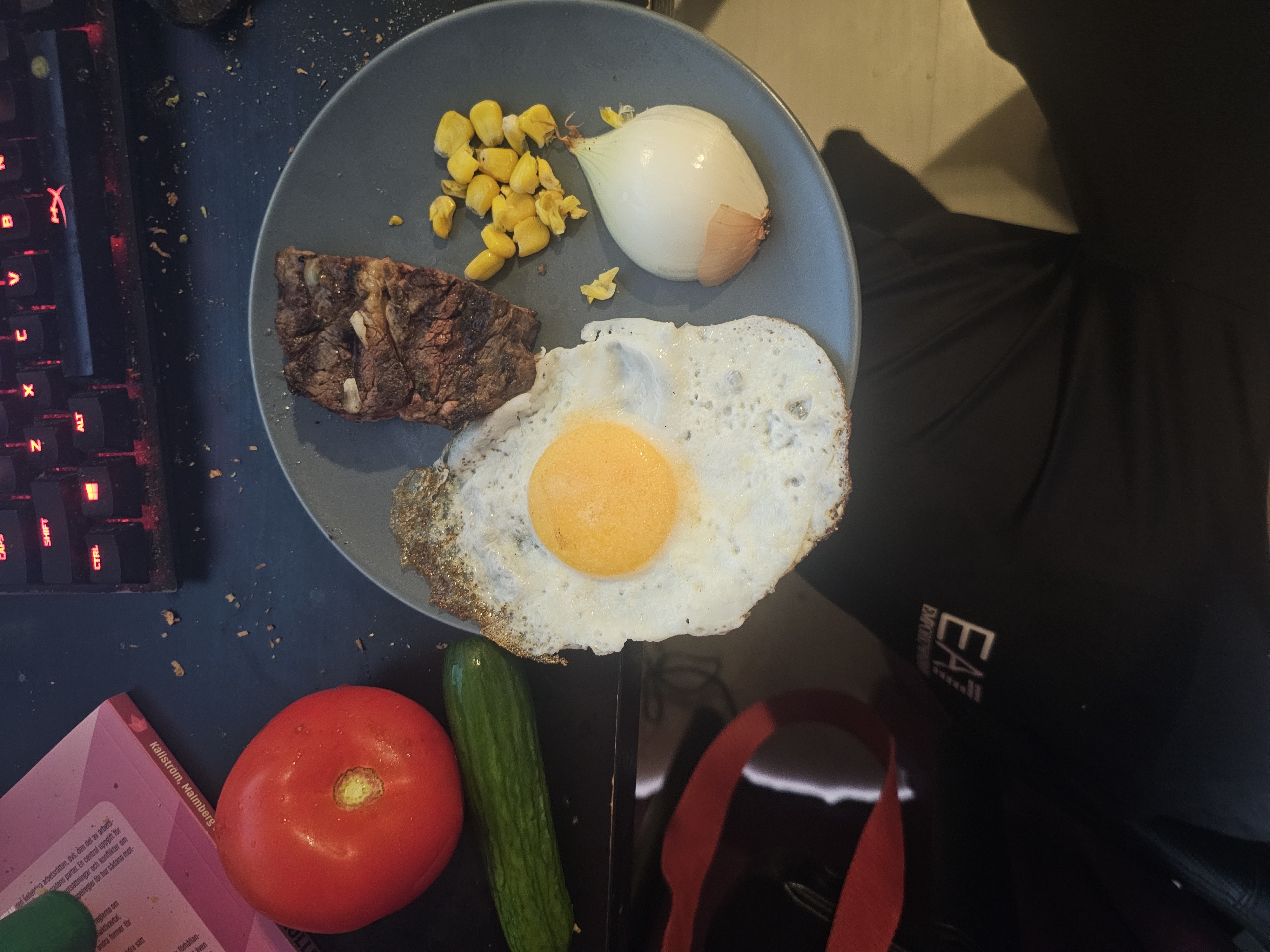 Steak and Egg Plate