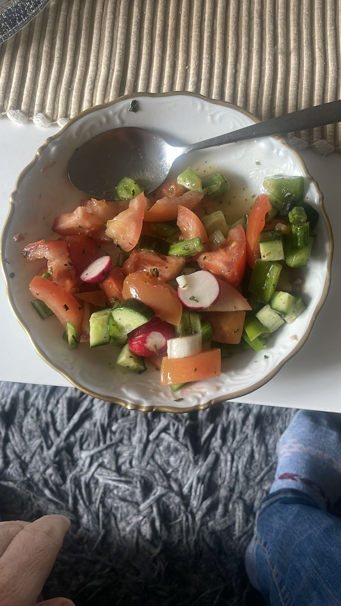 Fräsch grönsakssallad