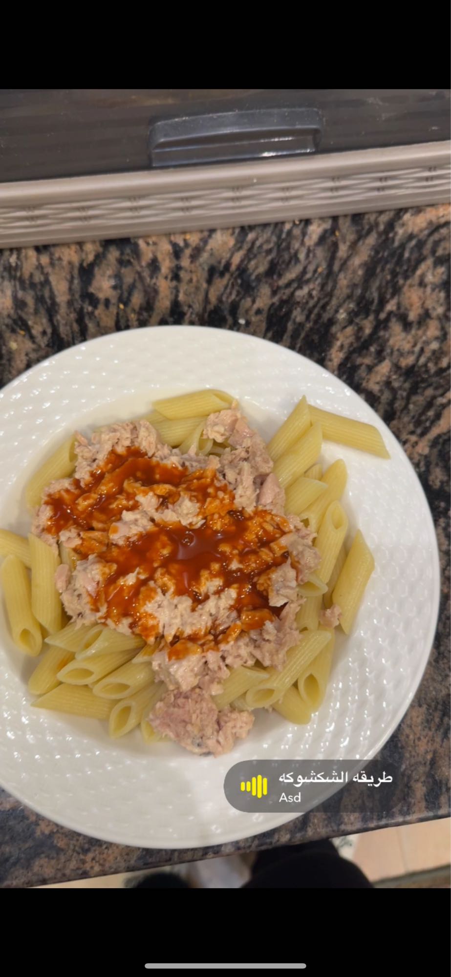 Tuna Pasta with Sauce