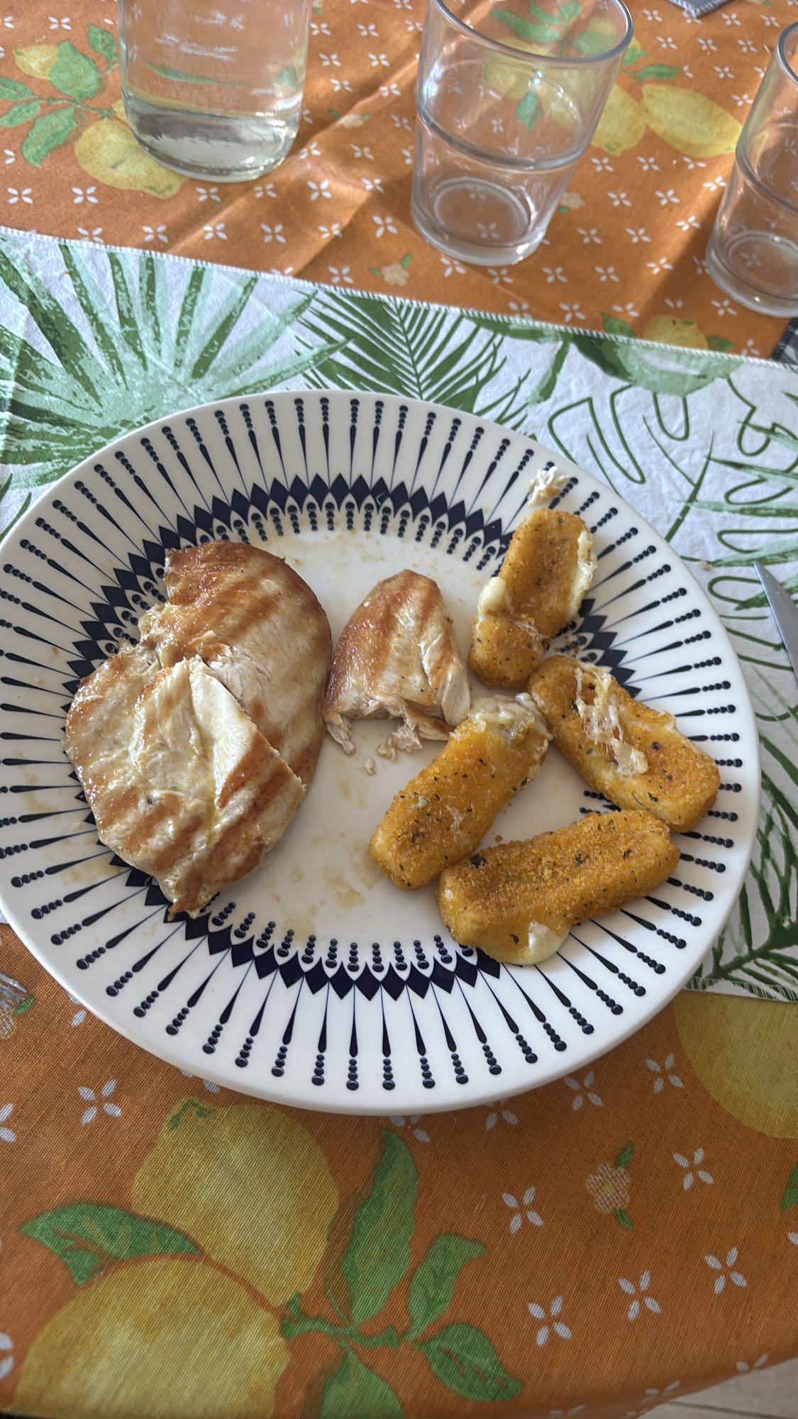 Chicken and Cheese Sticks