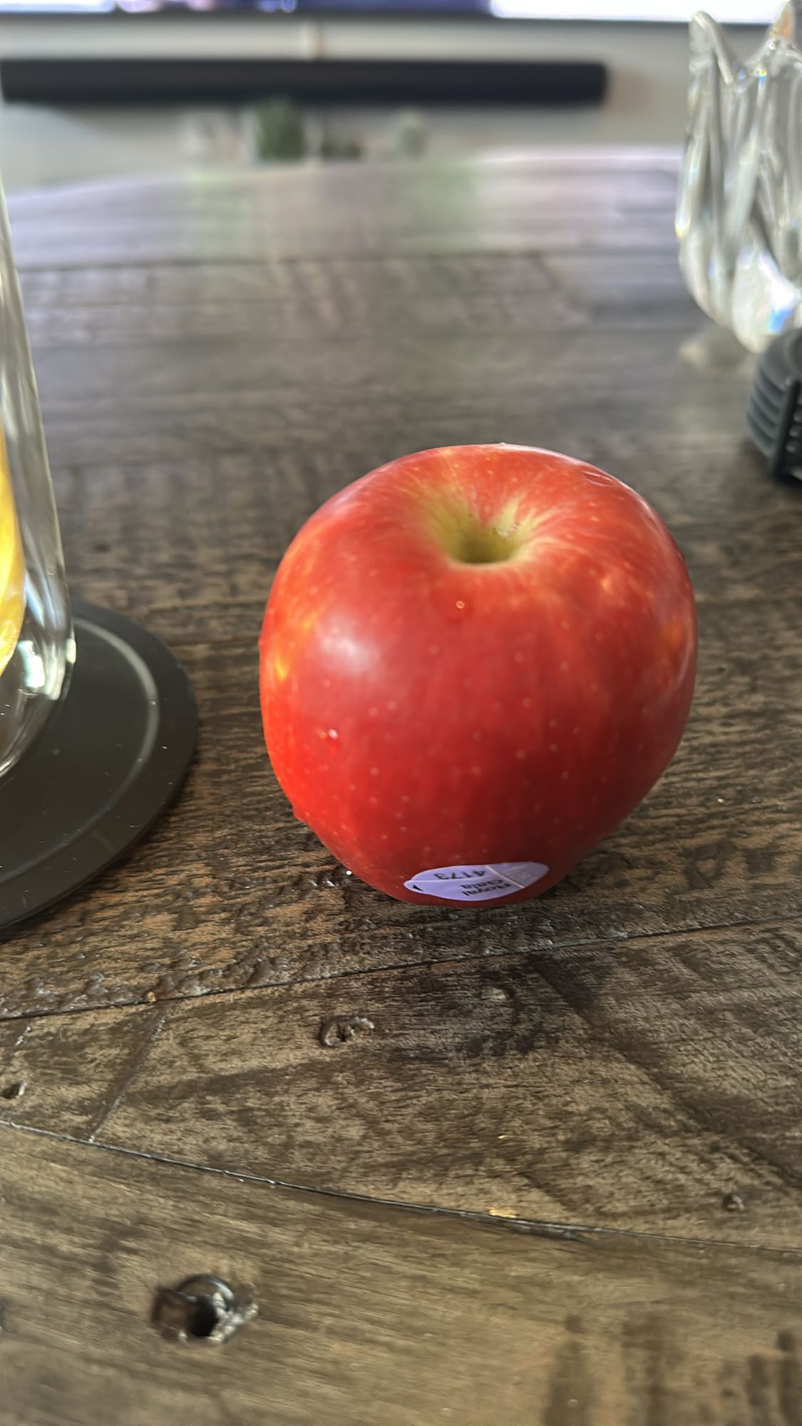 Rött äpple