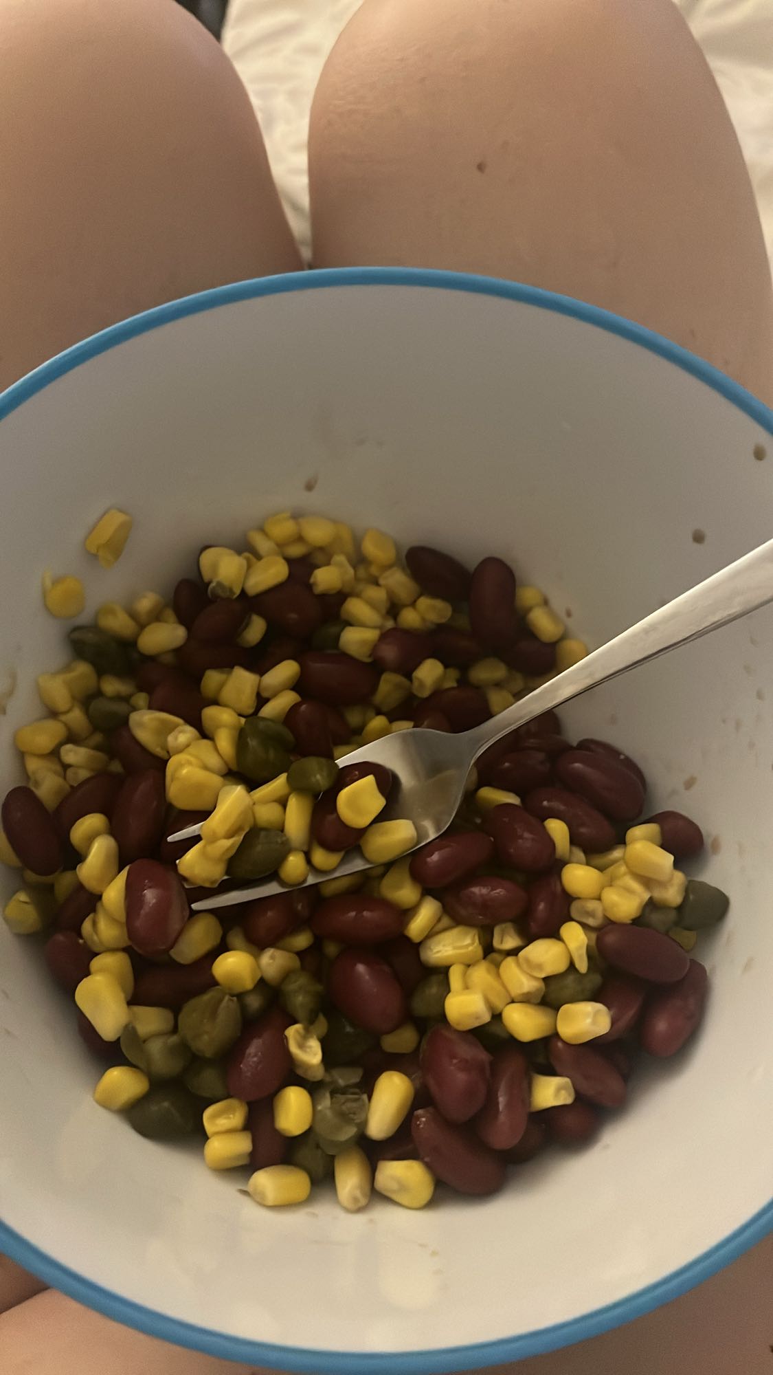 Salade haricots maïs