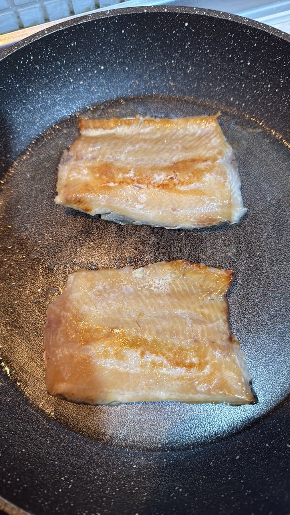 Pan-fried fish fillets