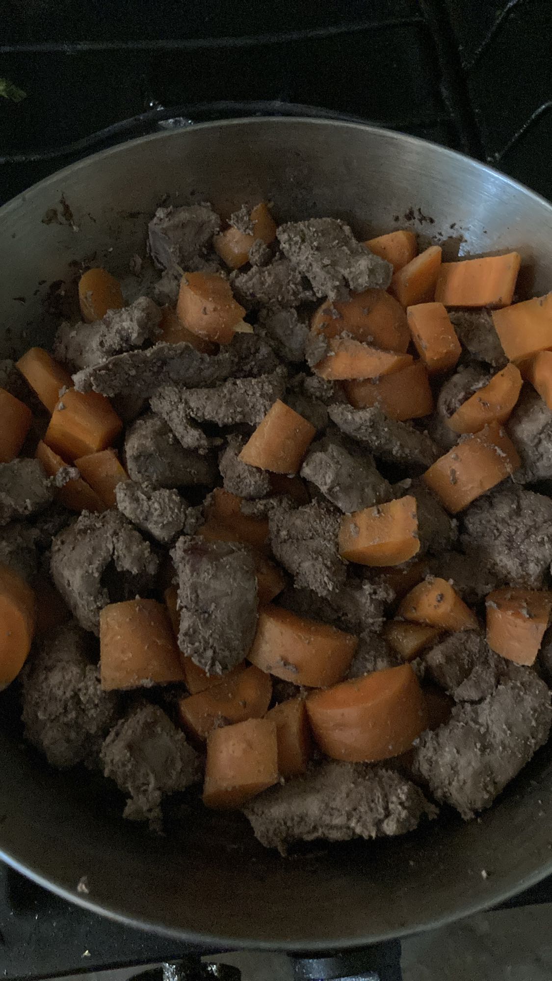 Hígado con zanahorias