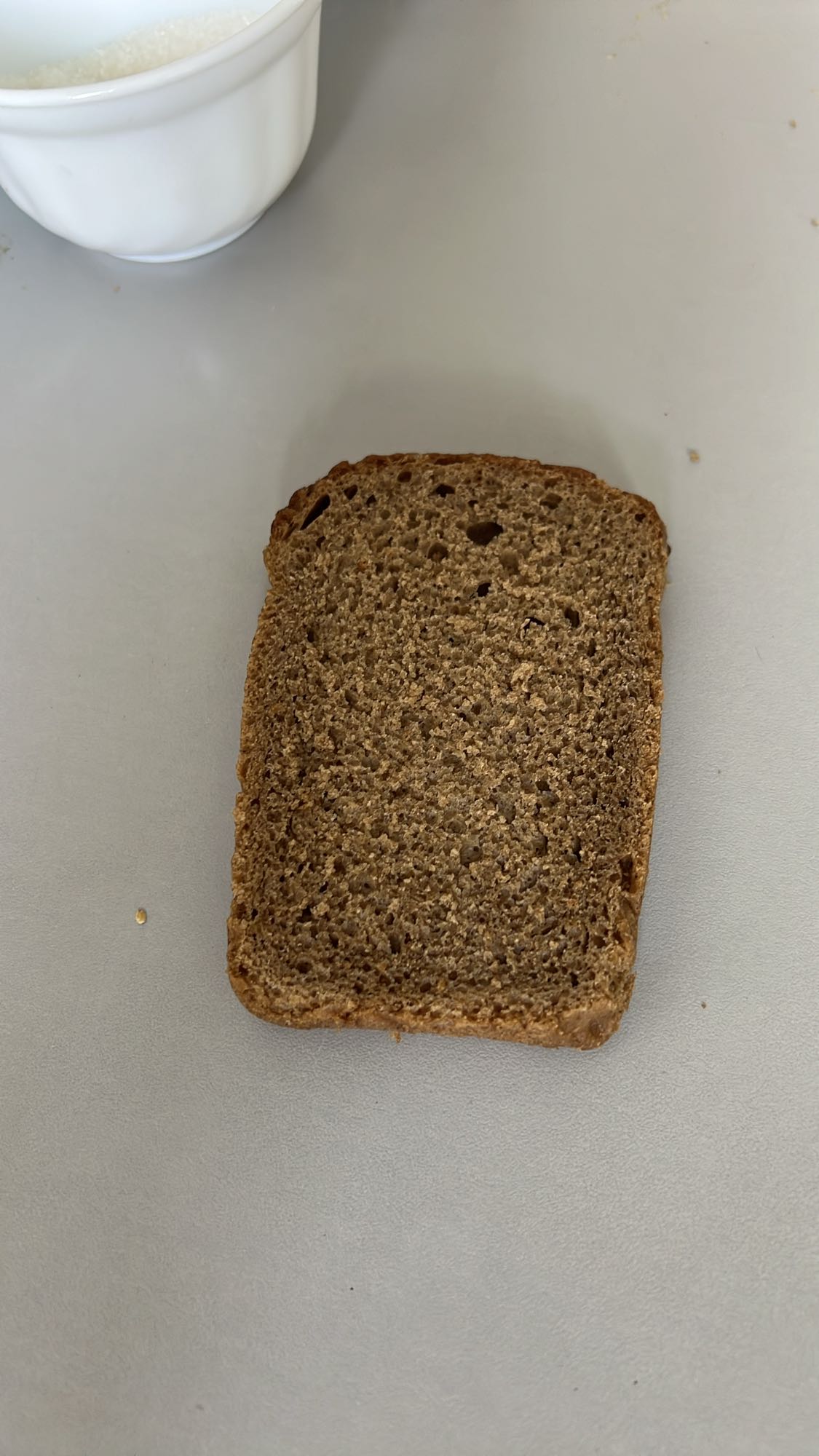 Rye bread slice