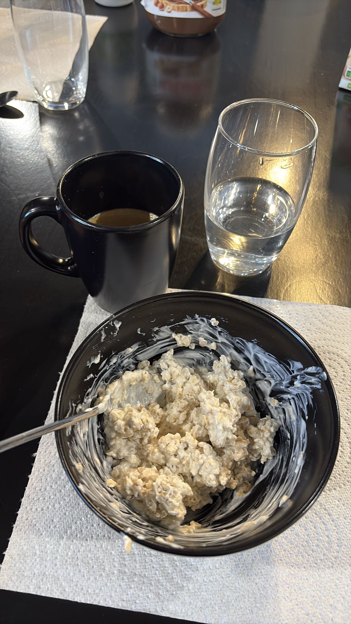 Flocons d'avoine matin