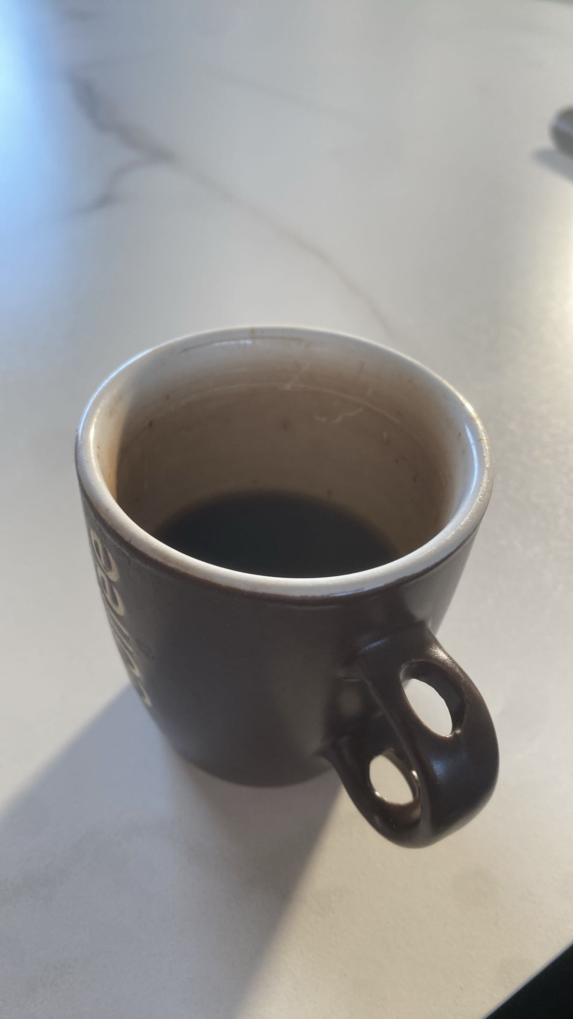 Tasse de café noir