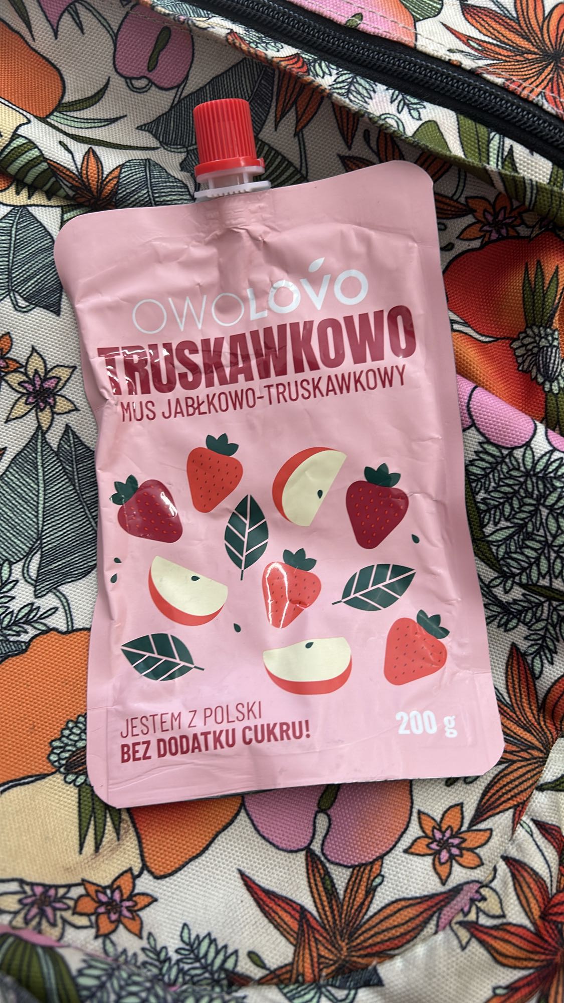 Mus jabłkowo-truskawkowy