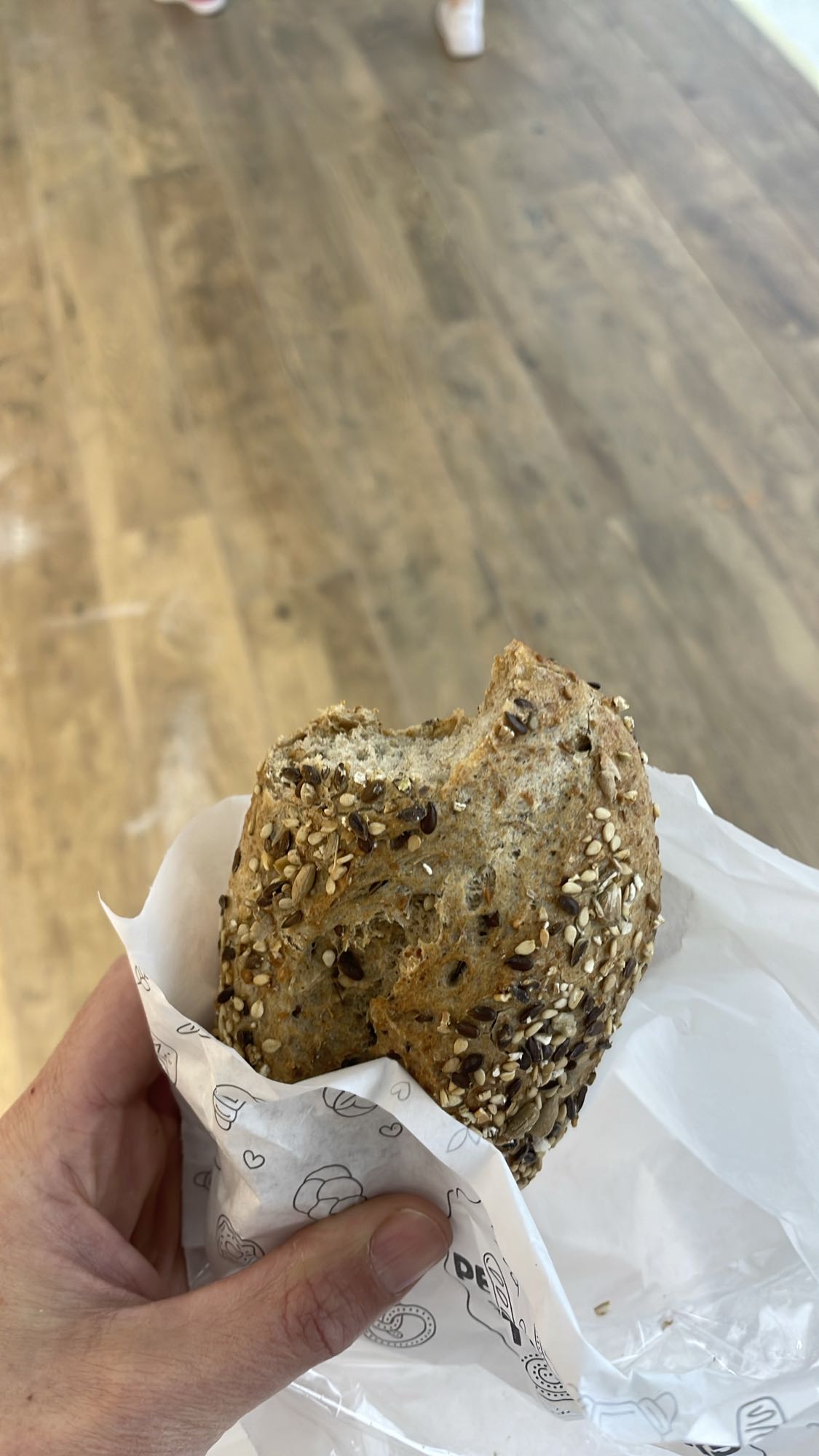 Pan integral con semillas