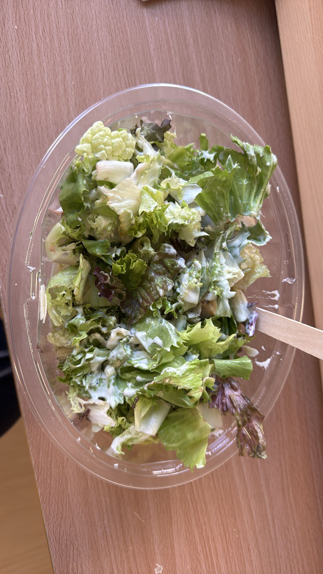 Ensalada con aderezo