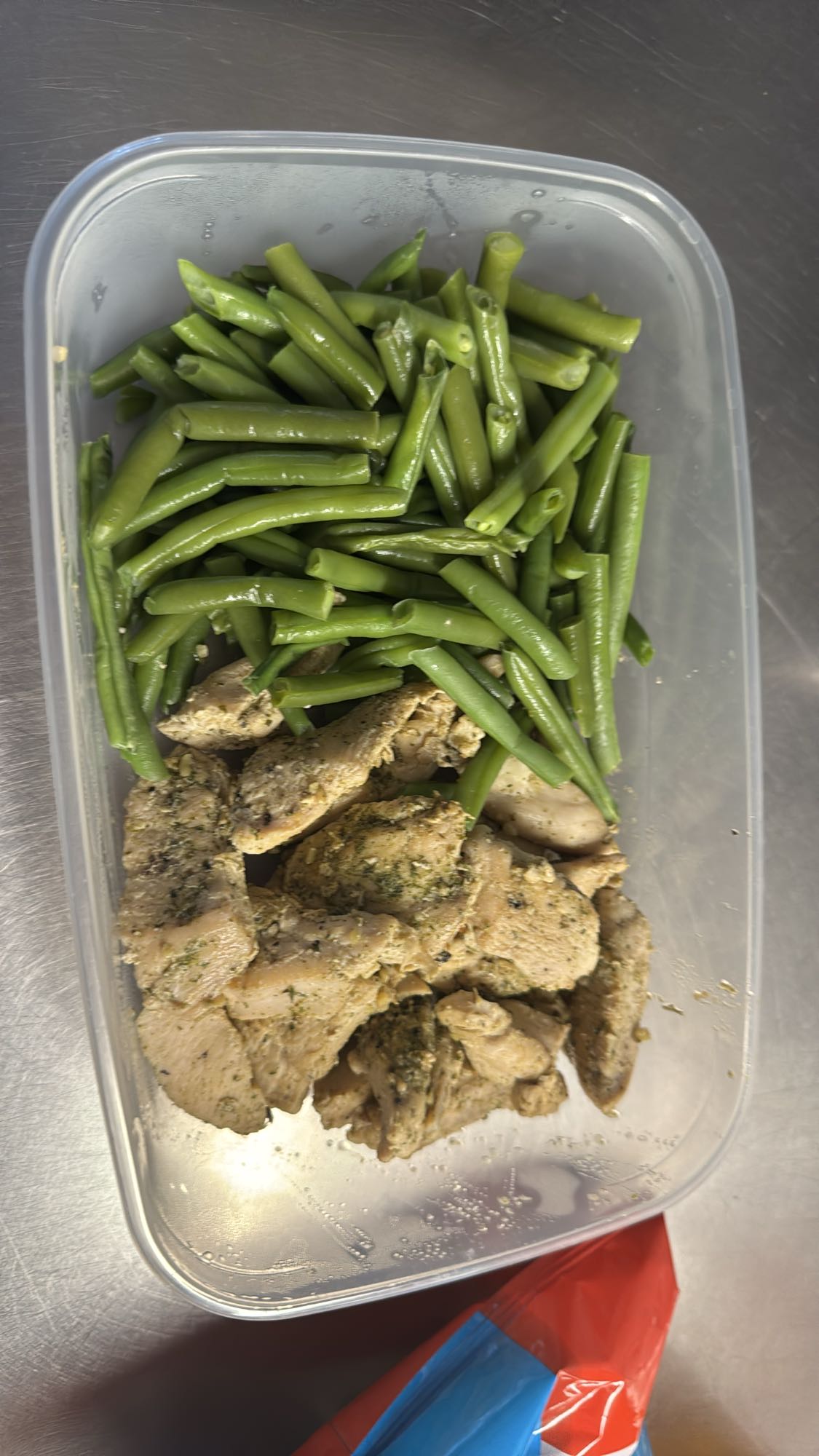 Kyckling med haricots verts