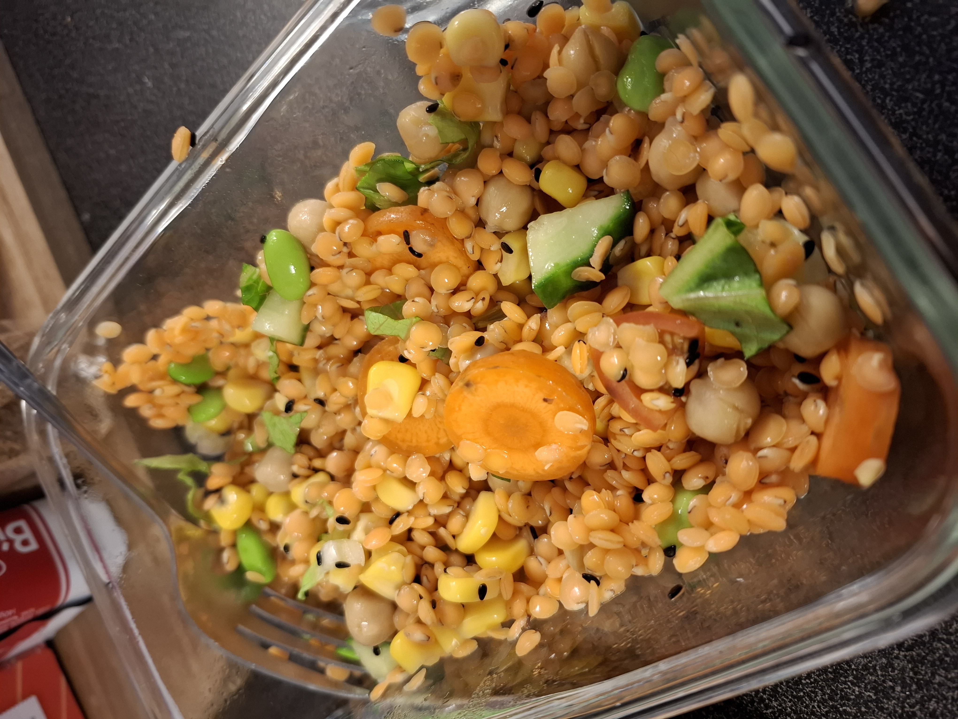 Lentil Veggie Salad