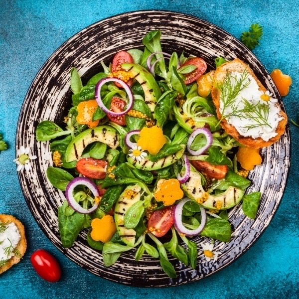 Avocado Veggie Salad