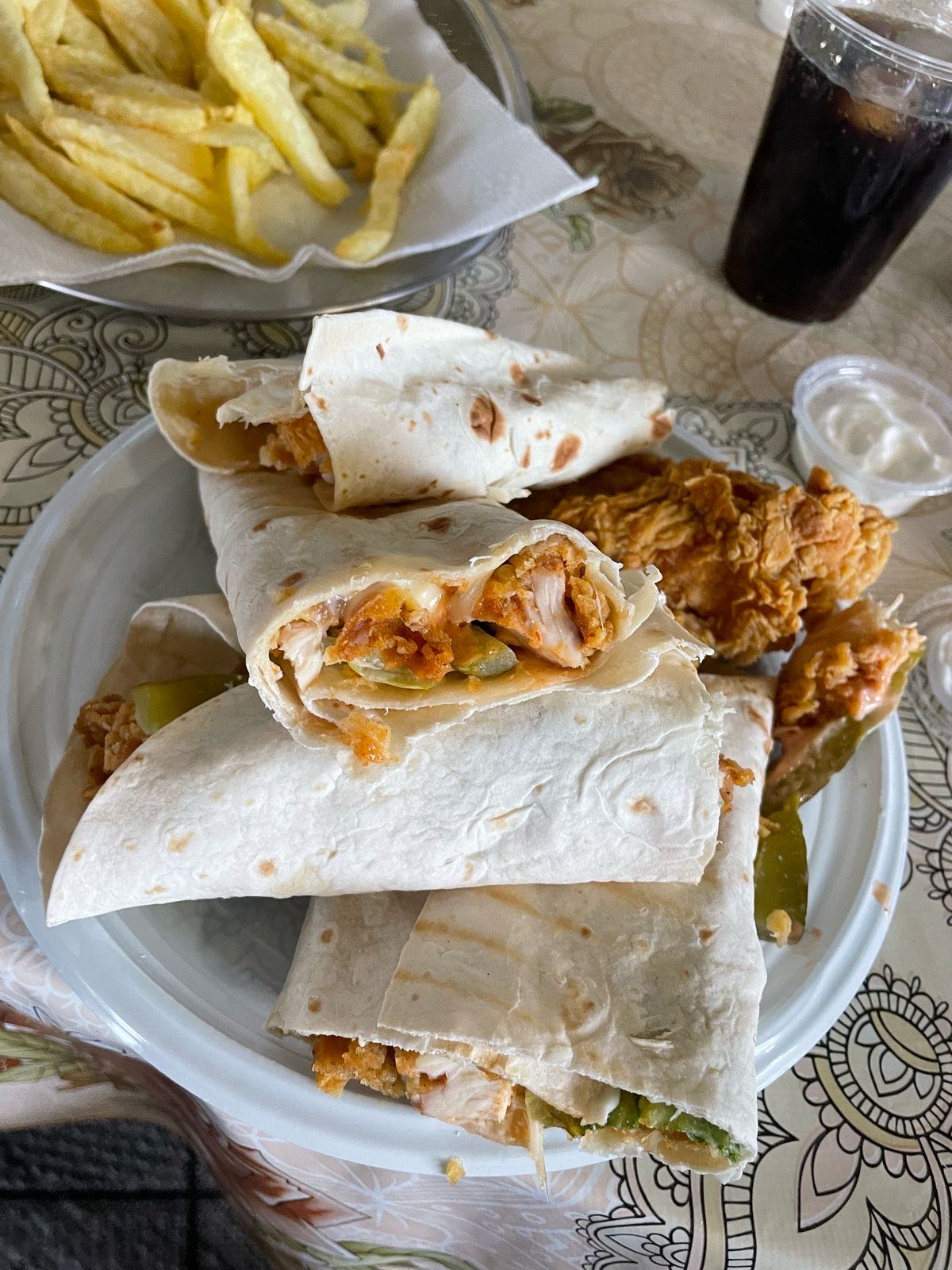 Chicken Wrap Combo