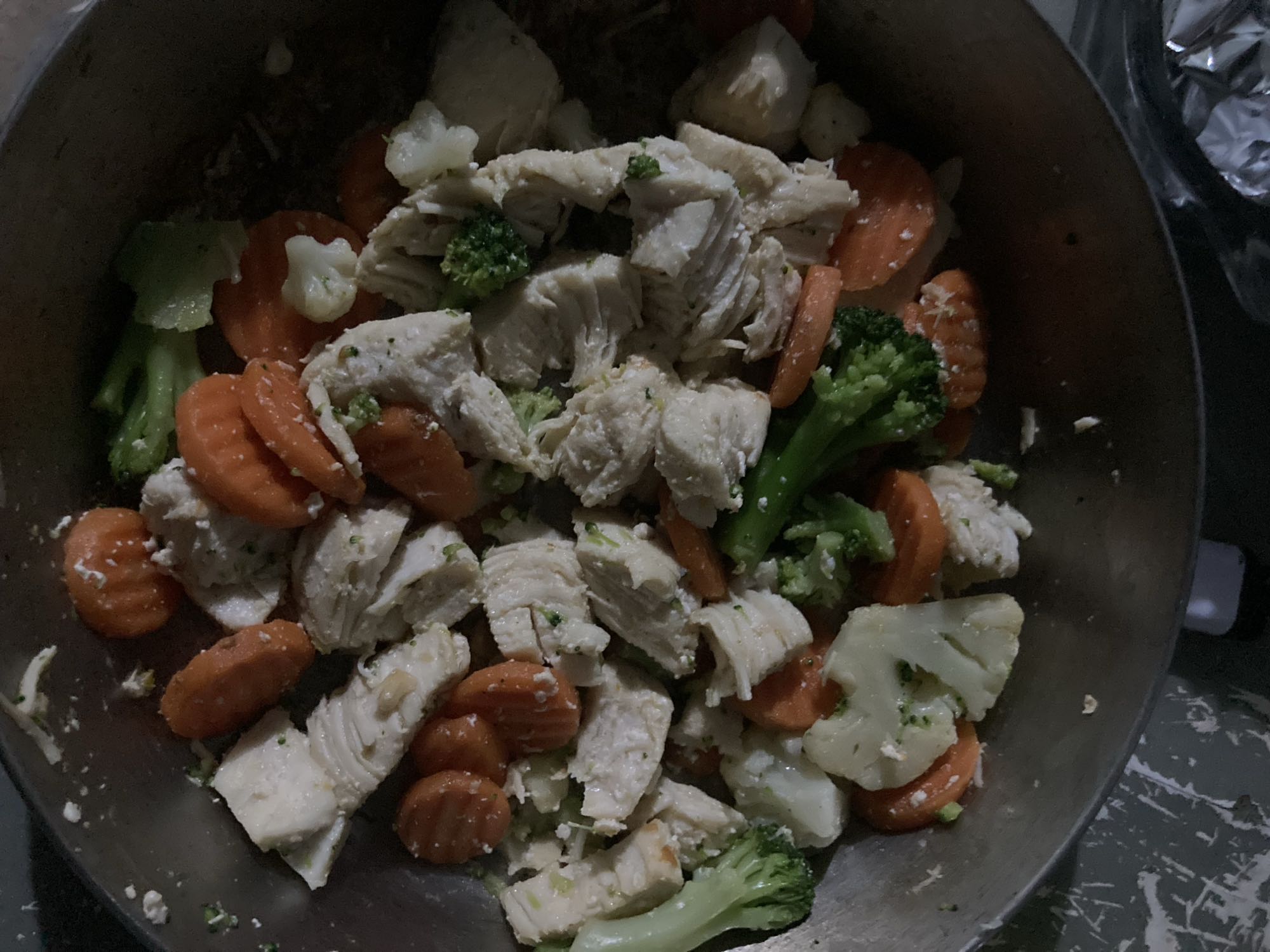 Pechuga con verduras