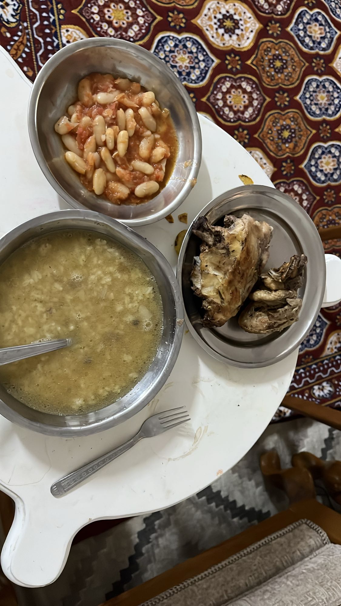 Chicken with rice and beans