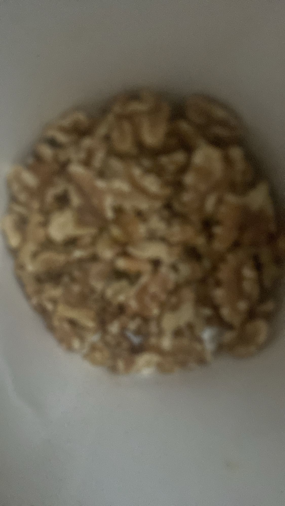 Steak fish, sauce, soup, eggs, and nuts