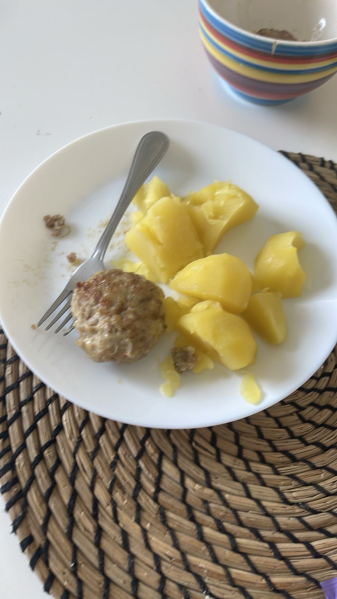 Kotlet z ziemniakami