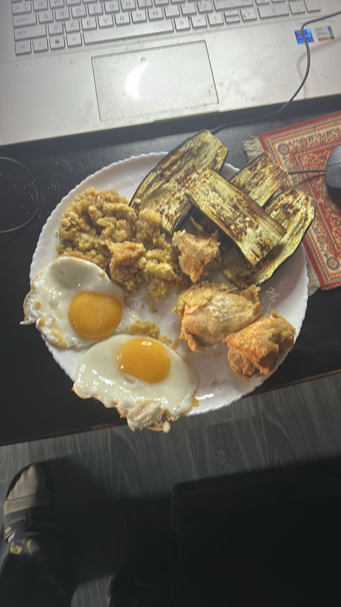 Grilled Chicken and Red Lentils