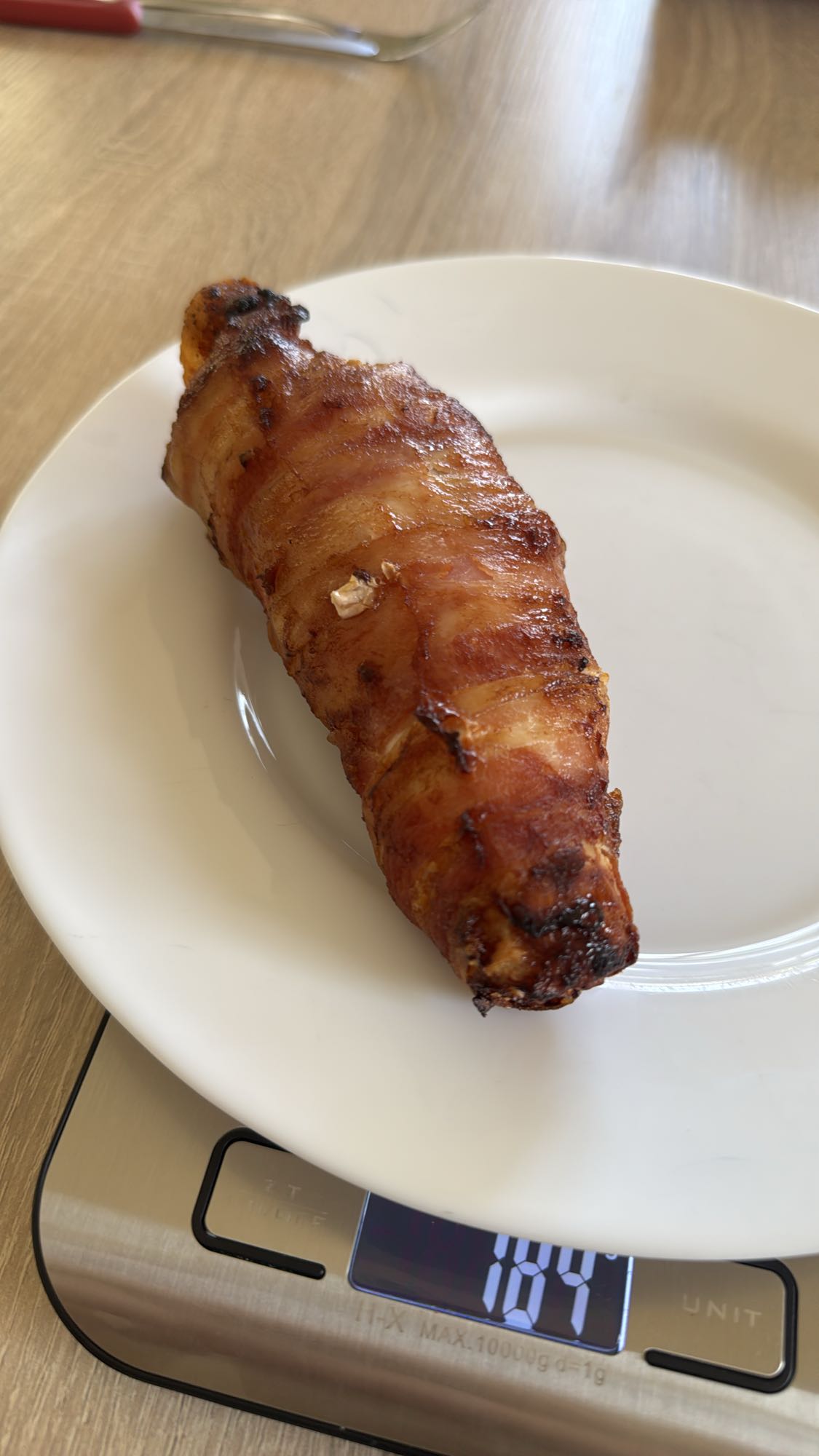 Pechuga envuelta en tocino