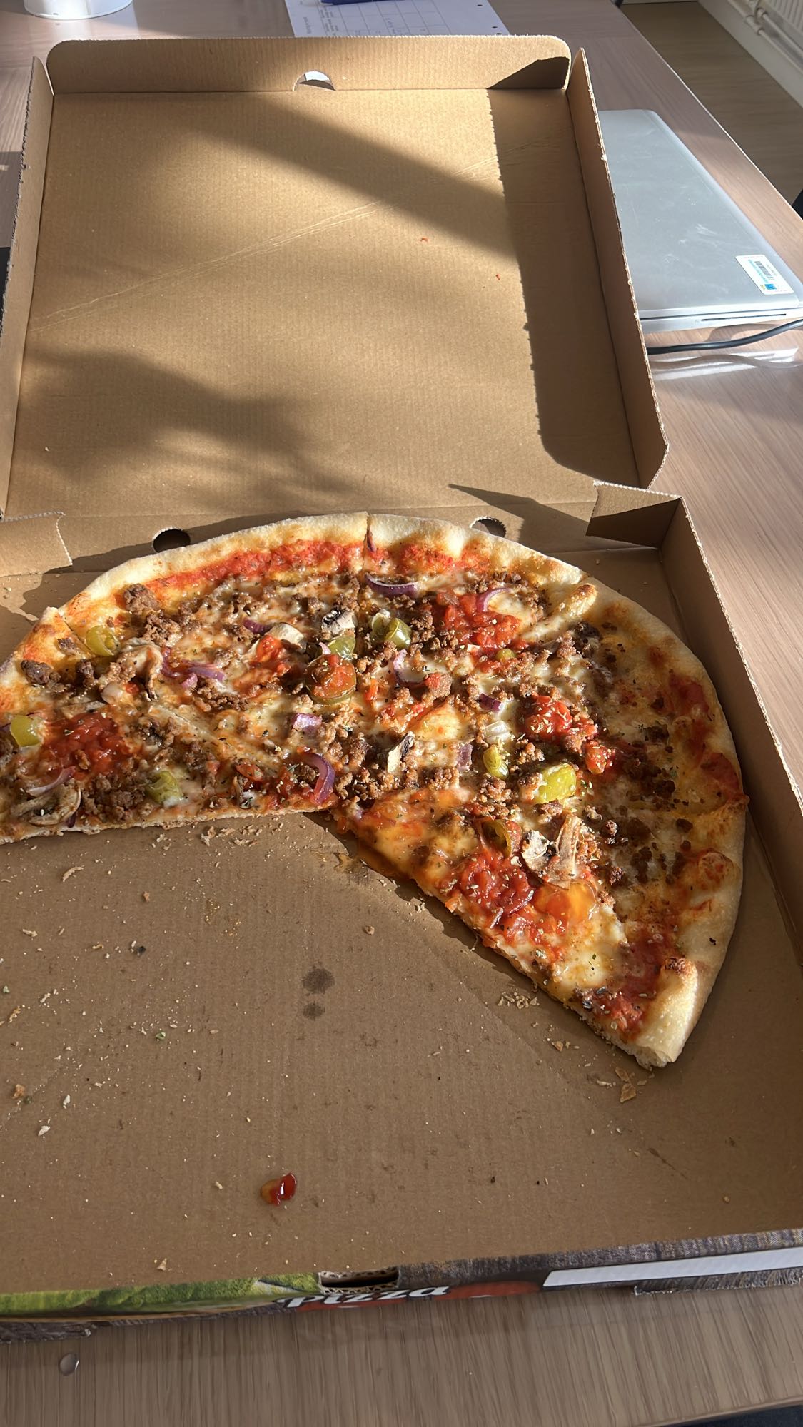 Köttfärspizza